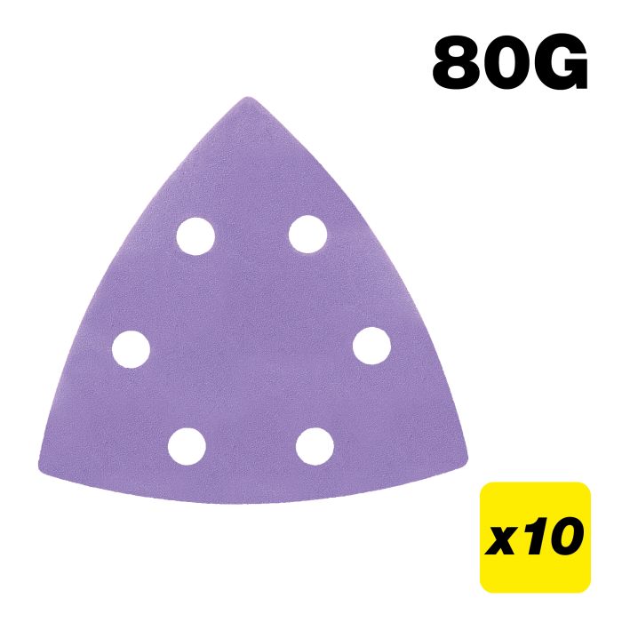 Trend Delta Oscillating Sander Pads 93mm x 93mm Zirconium (10 Pack)