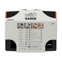 Bahco 1/4" Standard Bit & Socket Set for Slotted/Phillips/Pozidriv/TORX®/Hex Head Screw - 26 Pcs