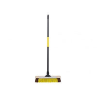 Bulldozer Heavy-Duty Utility Broom With Metal Scraper 380Mm (15In)