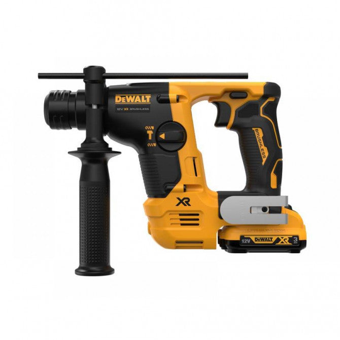 12V XR Brushless 14mm SDS-Plus Hammer Drill - 2 x 3Ah Batteries