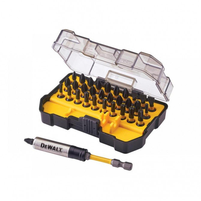 DeWalt Extreme 6.35mm Hex Shank Mixed Impact Torsion Screwdriver Bit Set 32 Pcs