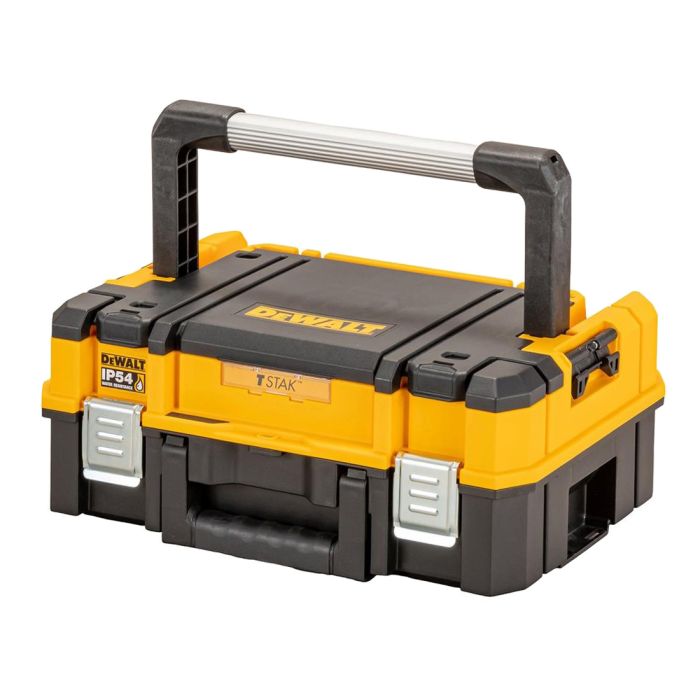 DeWalt TSTAK IP54 Organiser Top Shallow Box Long Handle