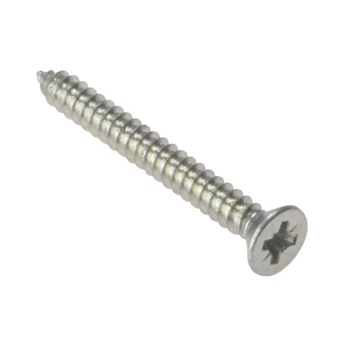 ForgeFix Self-Tapping Screw Pozi Compatible CSK ZP 1.1/4in x 8 ForgePack of 15