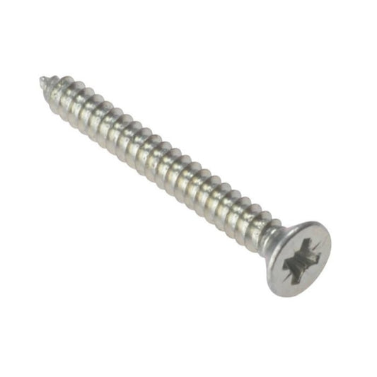 ForgeFix Self-Tapping Screw Pozi Compatible CSK ZP 1.1/4in x 8 ForgePack of 15