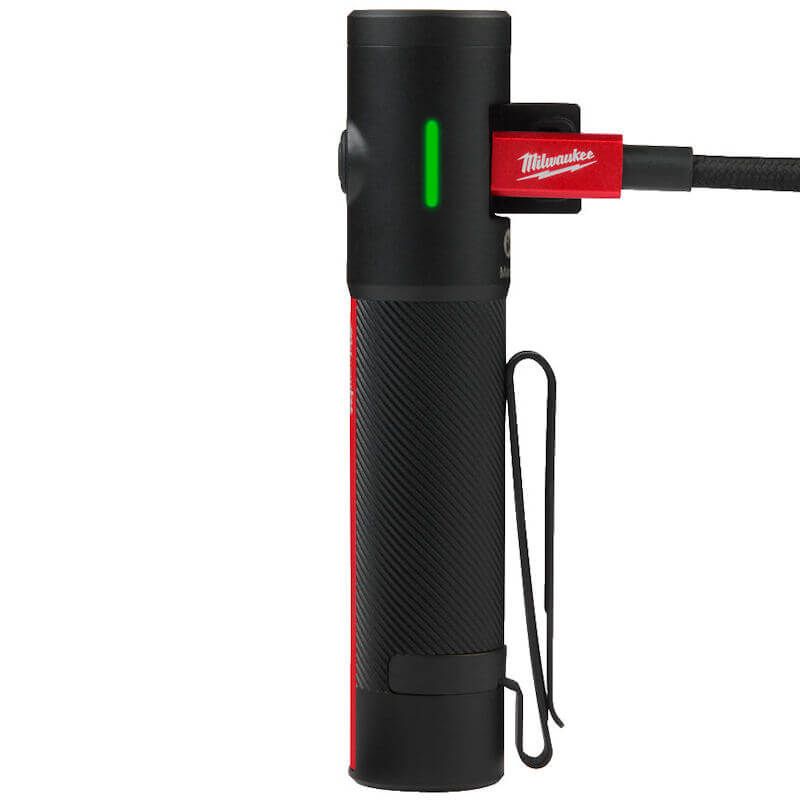 Milwaukee Internal USB Rechargeable Flashlight 500 Lumens