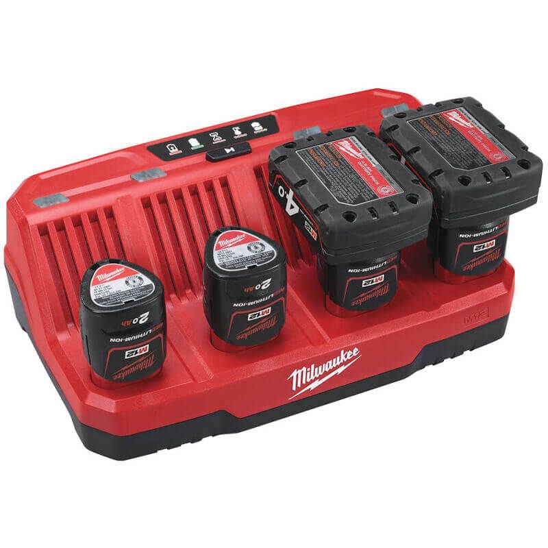 Milwaukee M12™ 4 bay Charger