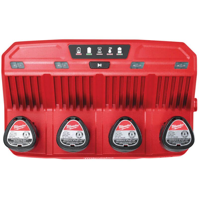 Milwaukee M12™ 4 bay Charger