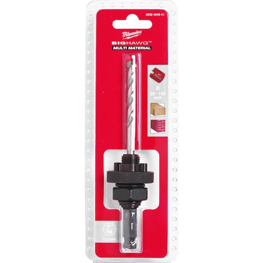 Milwaukee 9.5mm Hex Arbor (for 32-210mm holesaws)