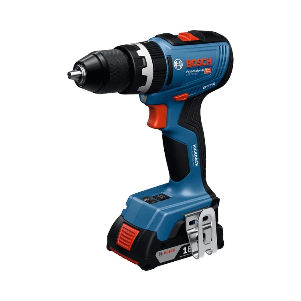 Bosch GSB18V-65 24P Combi Drill 2-18v-4Ah ProCORE Batteries