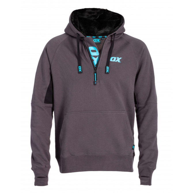 Ox Tools Hoodie - M - Black - Grey EA