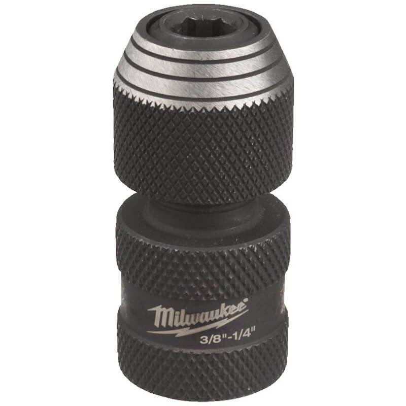 Milwaukee 3/8" Square Drive to 1/4" Hex ShockWave Impact Duty Impact Socket Adaptor