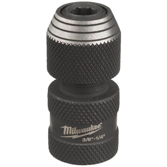 Milwaukee 3/8" Square Drive to 1/4" Hex ShockWave Impact Duty Impact Socket Adaptor