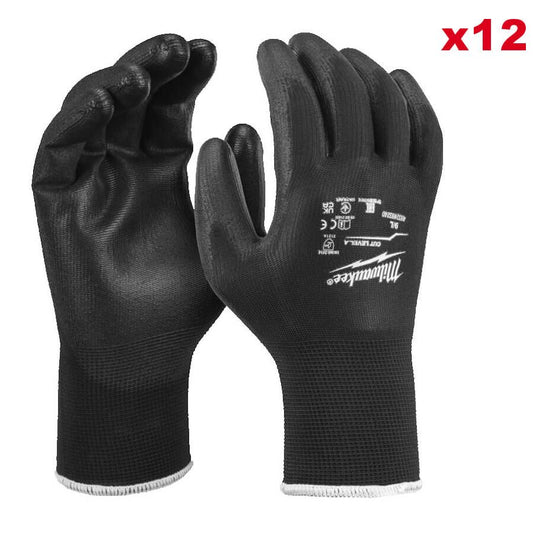 Milwaukee Size 8 (M) Cut Level A General Gloves (12 Pairs)