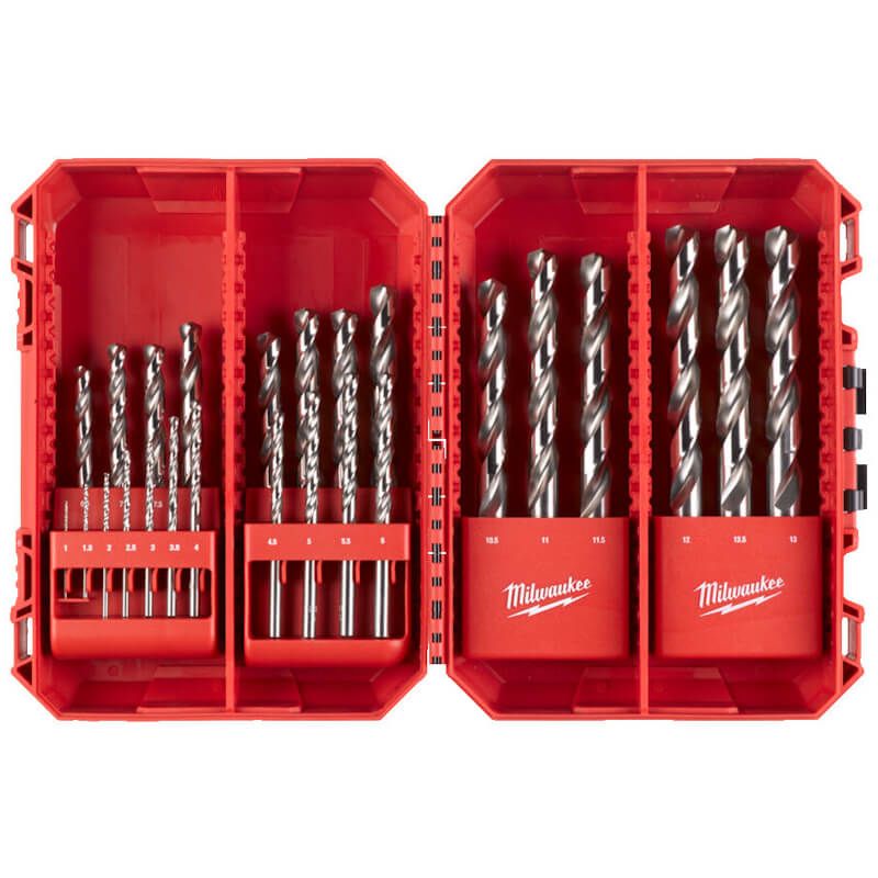 Milwaukee 25pc Thunderweb HSS-G Metal Drill Bit Set