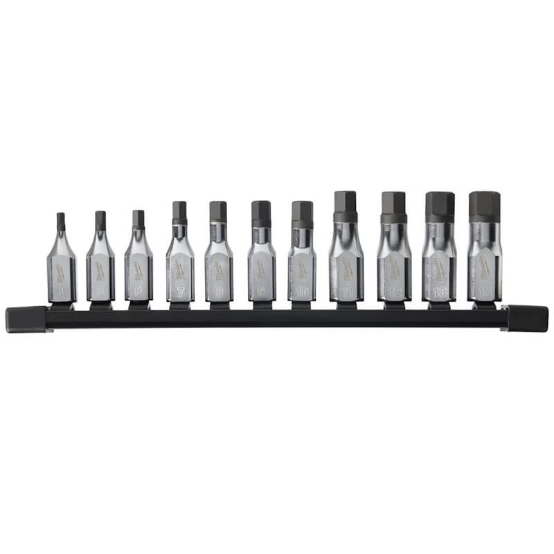 Milwaukee 11 Piece 3/8" Drive Hex Bit Socket Set