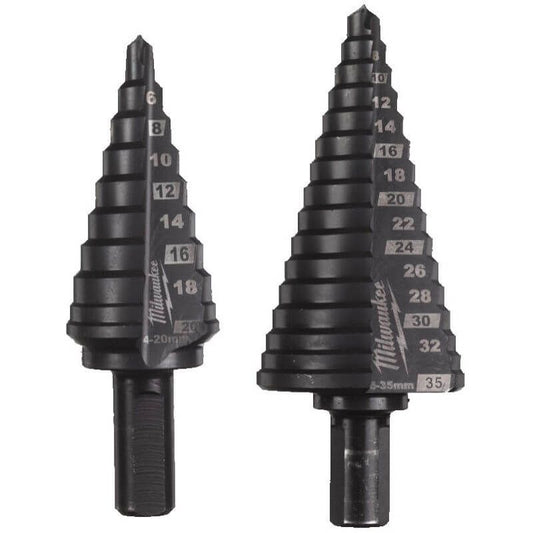 Milwaukee Cobalt Step Drill Bit Set (2 Pieces)