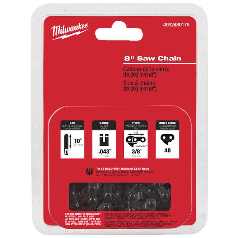 Milwaukee 200mm / 8" Replacement Chain for M18 FHS