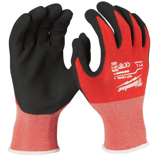 Milwaukee Cut Level 1/A Gloves - Size 9 (L)