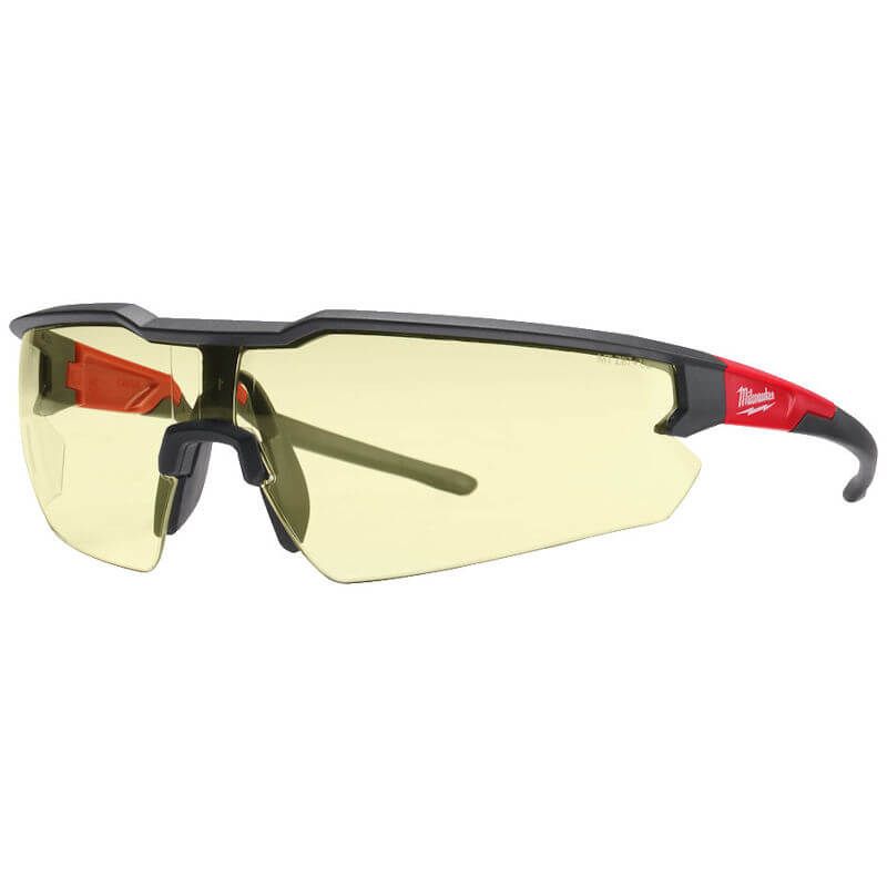 Milwaukee Anti-Scratch Fog-Free Yellow Safety Glasses