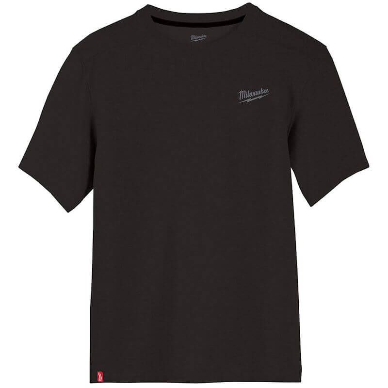 Milwaukee Large Black Short Sleeve Hybrid T-Shirt