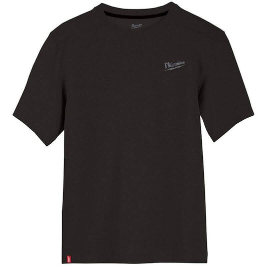 Milwaukee Large Black Short Sleeve Hybrid T-Shirt