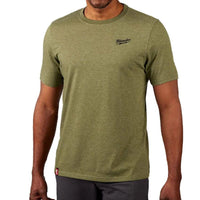 Milwaukee Hybrid T-Shirt Short Sleeve Green (Medium)