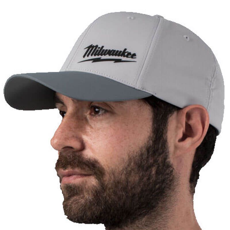 Milwaukee Performance Baseball Cap in Silver Grey, Size S/M