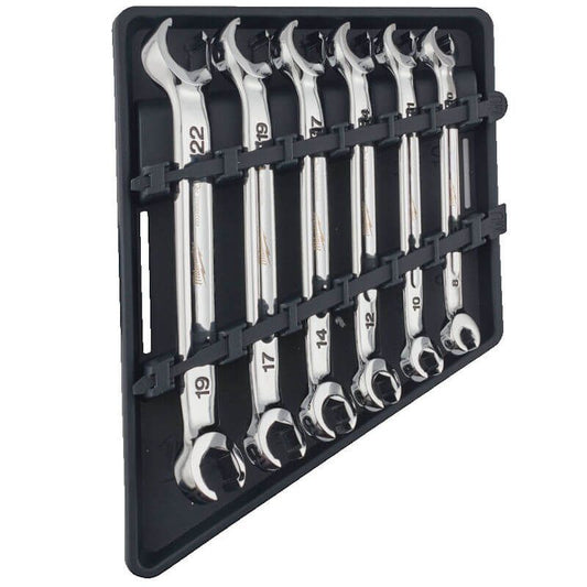Milwaukee 6 Piece Flare Nut Spanner Set