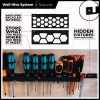StealthMounts Wall Hive System Screwdriver Rack (4 Pack)