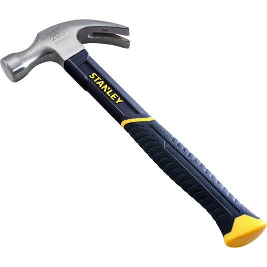 STANLEY® 20 oz./560g Curve-Claw Fiberglass Hammer