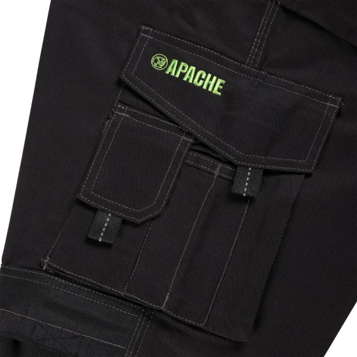 Apache Black & Grey Holster Trousers Waist 38 x 33