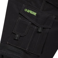 Apache Black & Grey Holster Trousers Waist 38 x 33