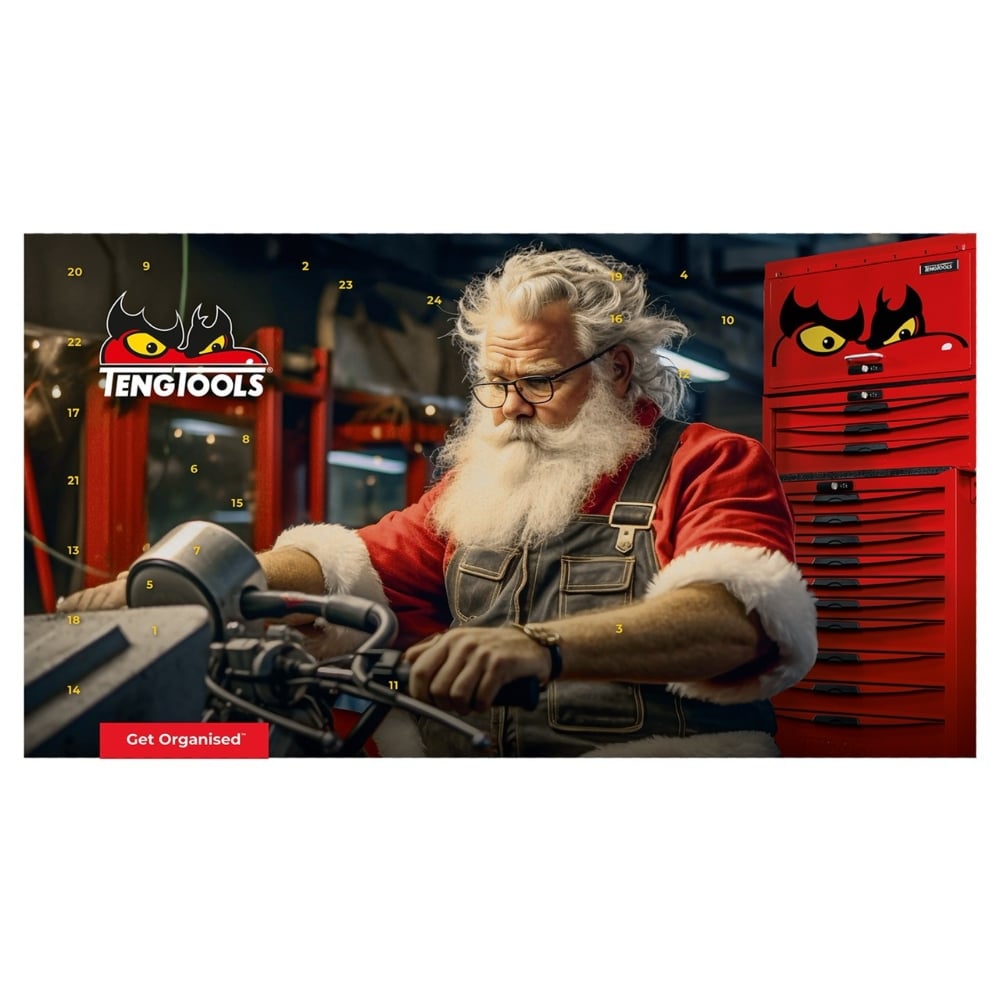 Teng Tools Christmas Advent Calendar Tool Set - 2023