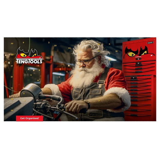 Teng Tools Christmas Advent Calendar Tool Set - 2023