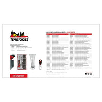 Teng Tools Christmas Advent Calendar Tool Set - 2023