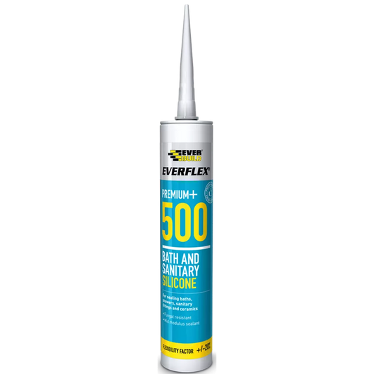 EVERBUILD® EVERFLEX® 500 Bath & Sanitary Silicone (GREY)
