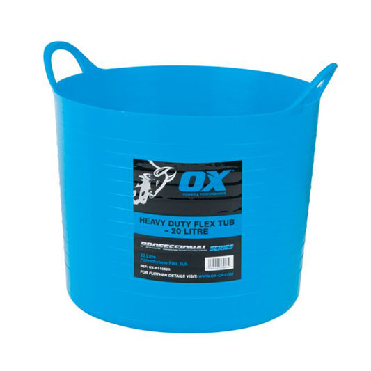 OX Pro Heavy Duty Flexi Tub - 20 Litres