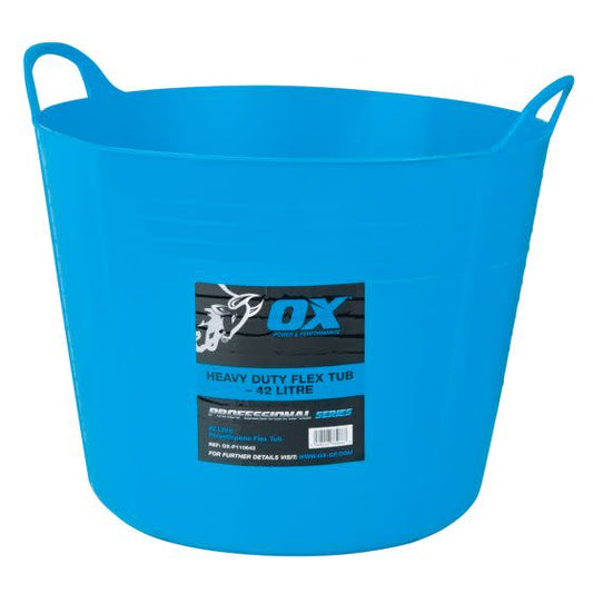 OX Pro Heavy Duty Flexi Tub – 42L / 9 Gallons