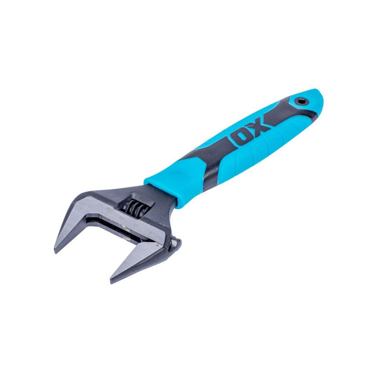 OX Pro Ultra Wide Jaw Adjustable Wrench - 8"/200mm