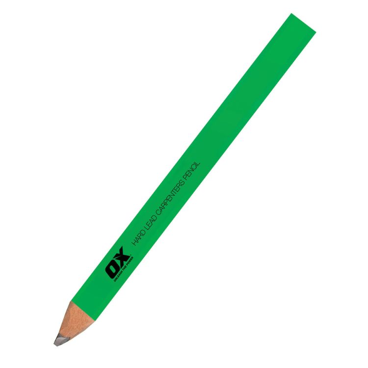 OX Trade Hard Green Carpenters Pencils – 10 Pack