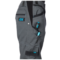 OX Pro Heavy Duty Flex Waist Work Trousers – 36in