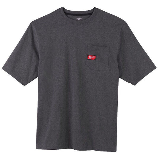 Milwaukee Grey Short Sleeve Work T-Shirt SMALL