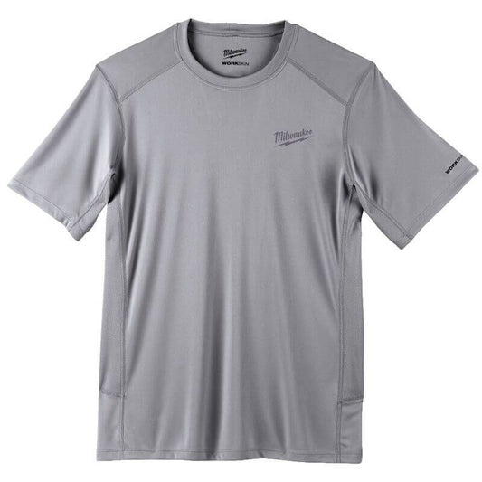 Milwaukee Grey WorkSkin Lightweight Performance Long Sleeve T-Shirt XL