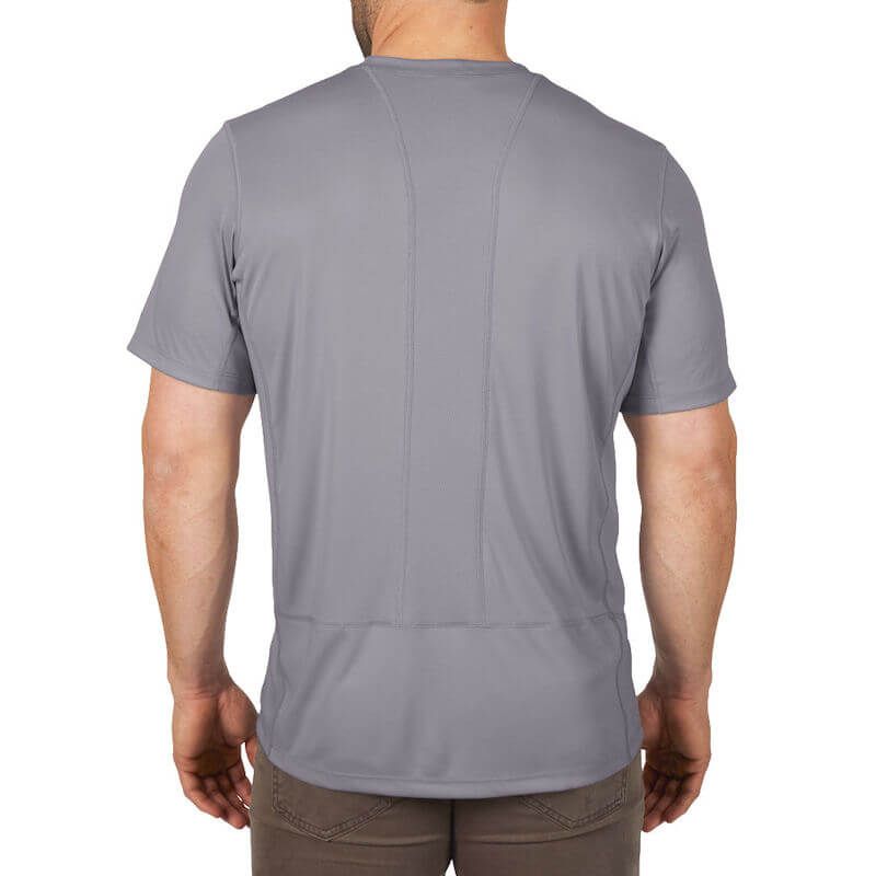 Milwaukee Grey WorkSkin Lightweight Performance Short Sleeve T-Shirt XXL